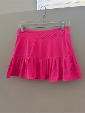 Lilly Pulitzer Bright Pink Ruffled Luxletic Skort